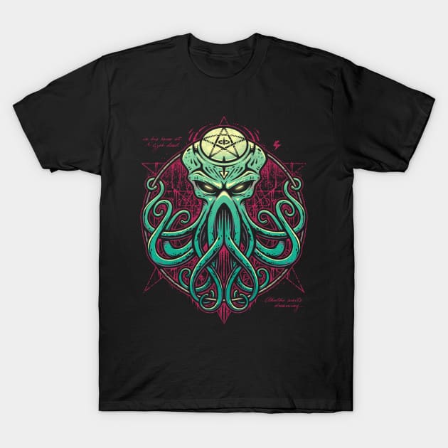 Cthulhu Awakens T-Shirt by StudioM6